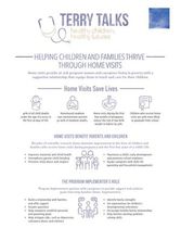 การช่วยเหลือเด็กและครอบครัวให้เจริญเติบโตผ่านการเยี่ยมบ้าน (Info graphic)